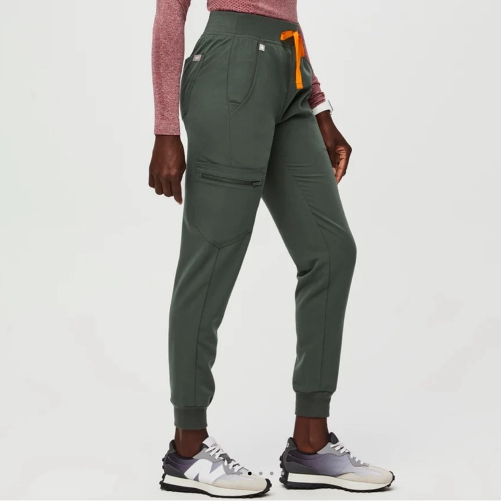 FIGS moss high waisted zamora jogger pants L/P